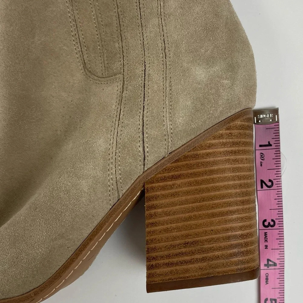 NEW Marc Fisher Oshay Pointed Toe Booties Tan Heels Womens Size US 11 M - Picture 13 of 13